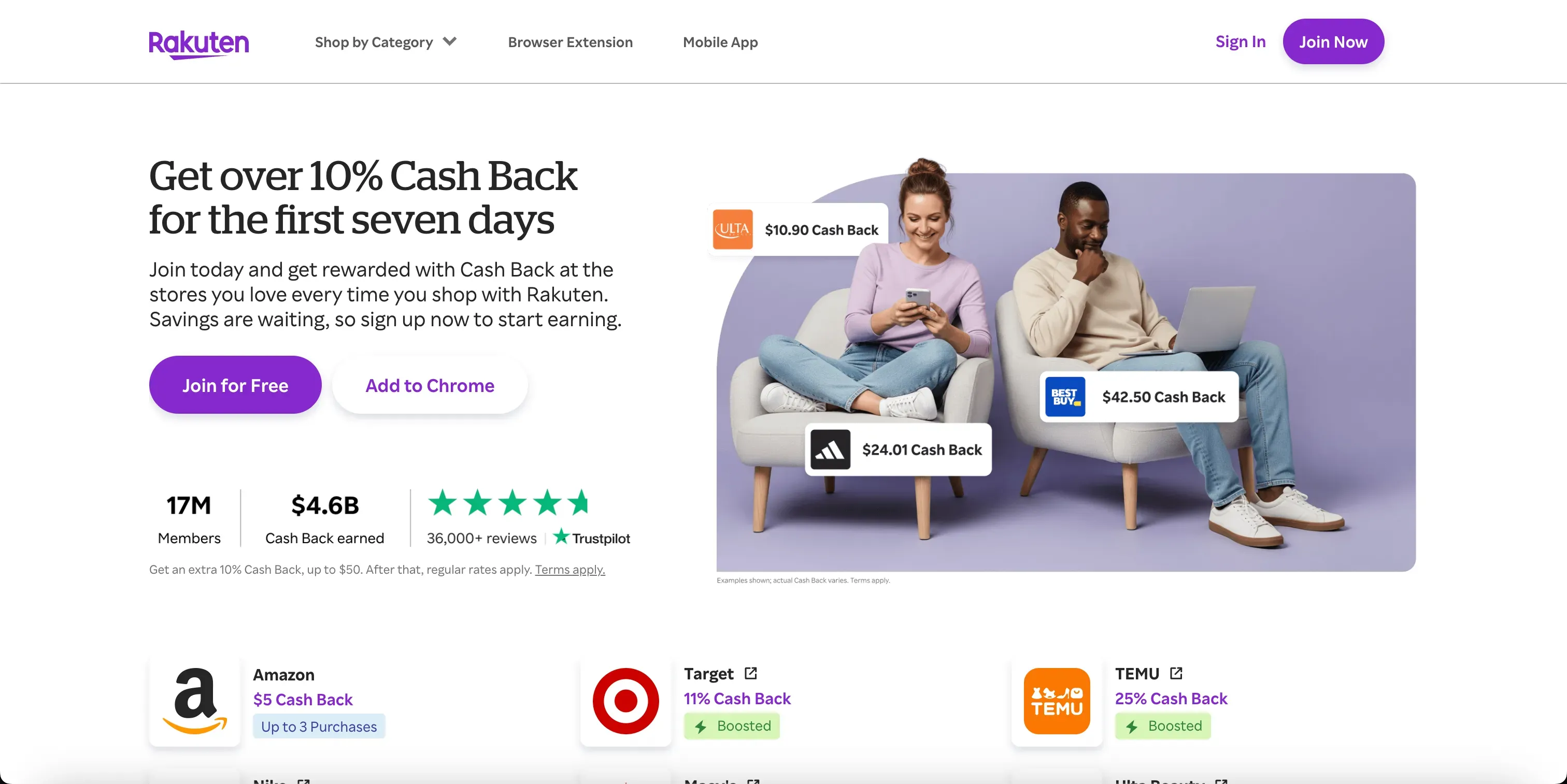 Western Screenshot of Rakuten
